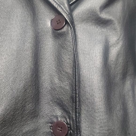 𝅺WOMEN'S venezia Vitale leather coat. Size 62 - Picture 2 of 6